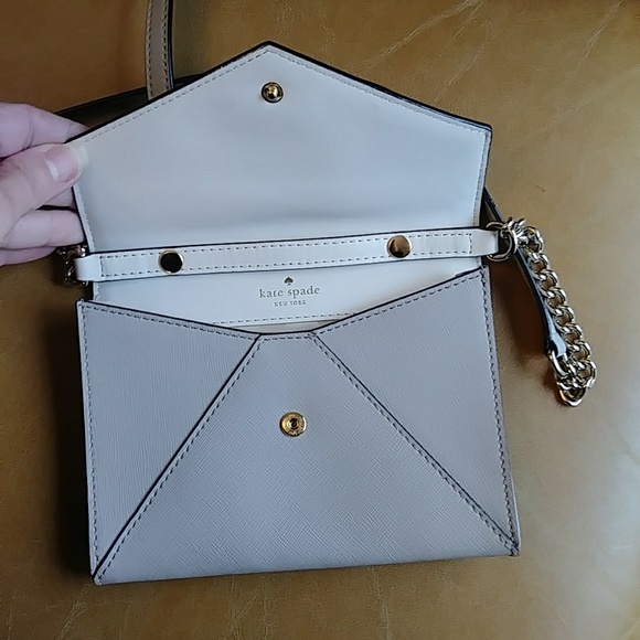 Kate Spade genuine leather crossbody bag envelope purse - Picture 9 of 11